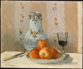 Stilleben mit Äpfeln und Krug 1872 Camille Pissarro
